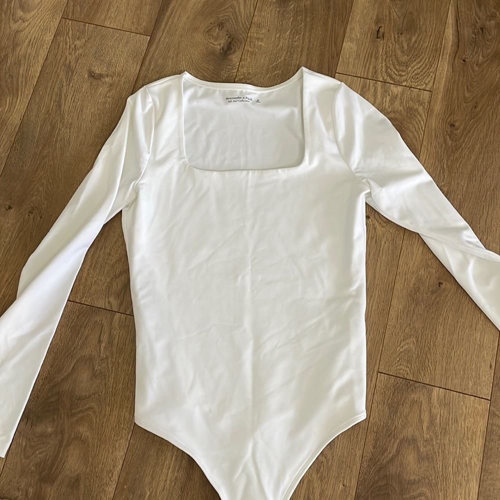 Abercrombie and fitch soft square neck body suit